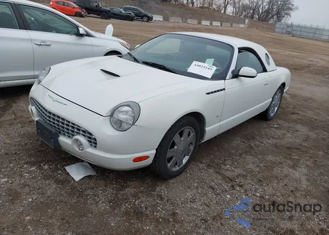 2002 Ford Thunderbird from USA, damaged, VIN 1FAHP60A32Y111761